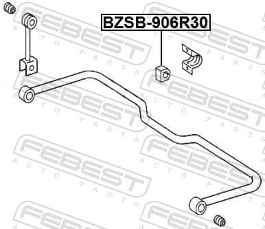 Mounting, stabiliser bar BZSB-906R30 - image 2