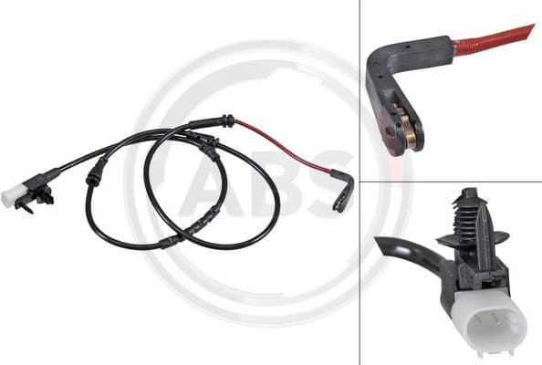 Warning Contact, brake pad wear 39414