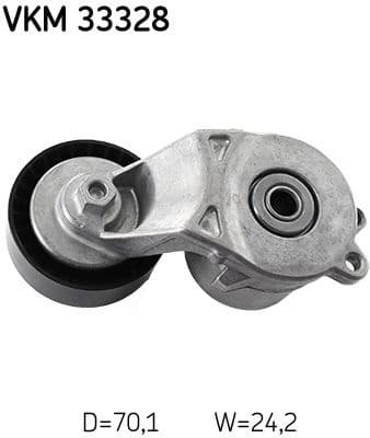 Belt Tensioner, V-ribbed belt VKM33328 - image 2