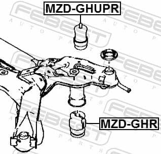 Rubber Buffer, suspension MZD-GHUPR - image 2