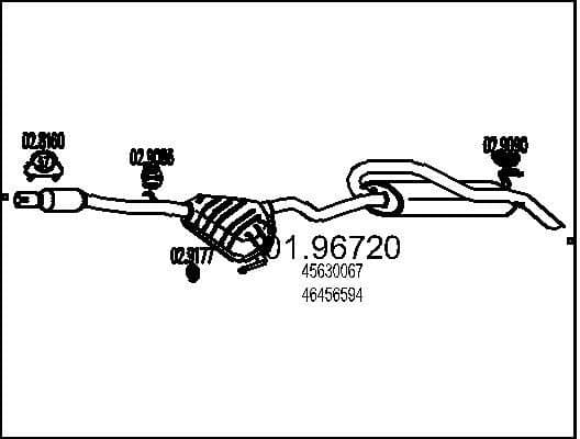 Rear Muffler 01.96720