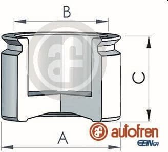 Piston, brake caliper D025444