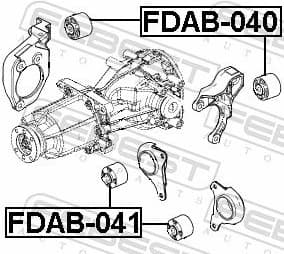 Mounting, differential FDAB-041 - image 2