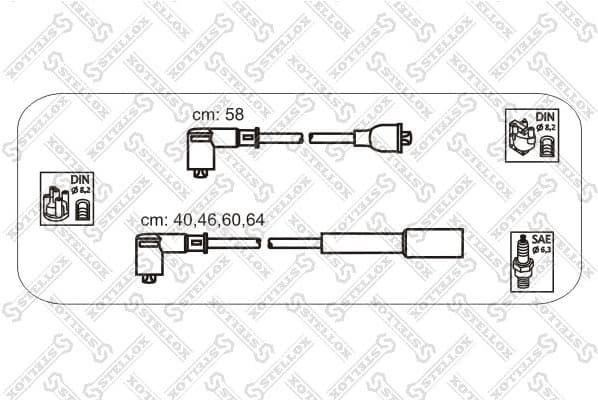 Ignition Cable Kit 10-38453-SX