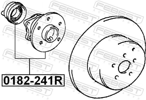 Wheel Hub 0182-241R - image 2