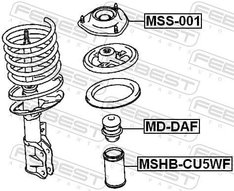 Suspension Strut Support Mount MSS-001 - image 2