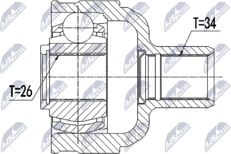 Joint Kit, drive shaft NPW-PL-084
