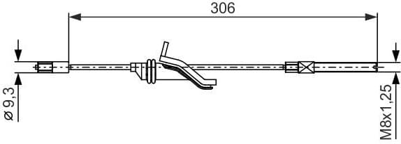Cable Pull, parking brake 1 987 482 369