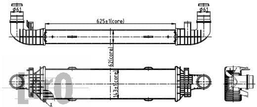 Charge Air Cooler LORO 054-018-0005 - image 3