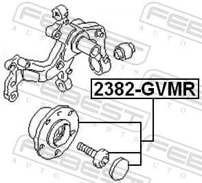 Wheel Hub 2382-GVMR - image 2