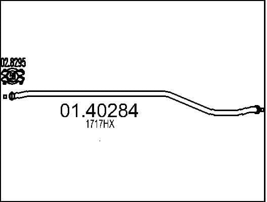 Exhaust Pipe 01.40284