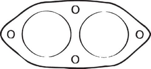 Gasket, exhaust pipe 256-805