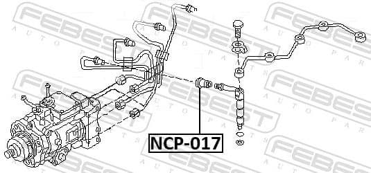 Seal Ring, nozzle holder NCP-017 - image 2