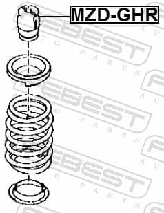 Rubber Buffer, suspension MZD-GHR - image 2