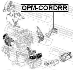 Mounting, engine OPM-CORDRR - image 2