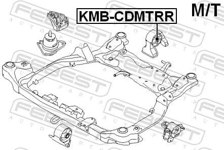 Mounting, engine KMB-CDMTRR - image 2