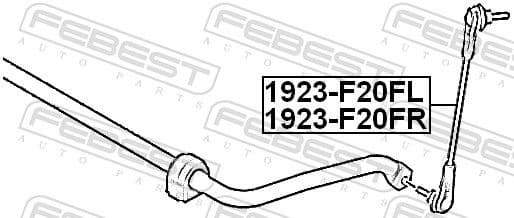 Link/Coupling Rod, stabiliser bar 1923-F20FL - image 2