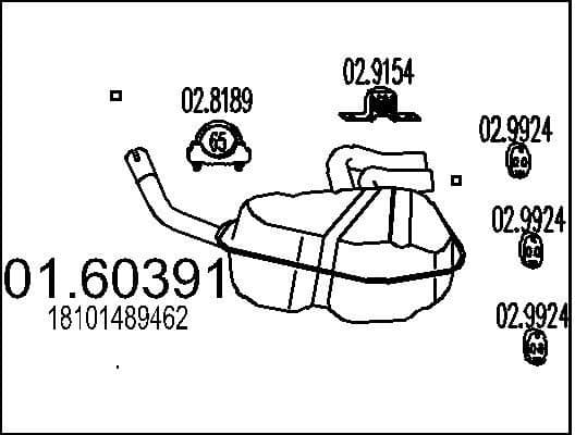 Rear Muffler 01.60391