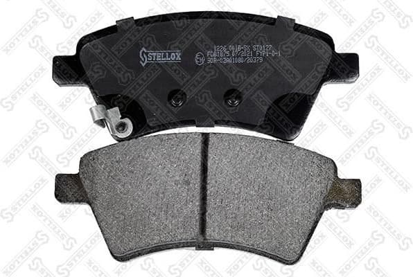 Brake Pad Set, disc brake 1226 001B-SX - image 2