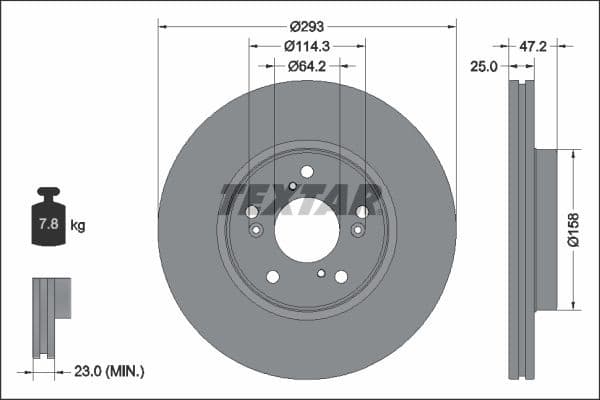Brake Disc PRO 92321303