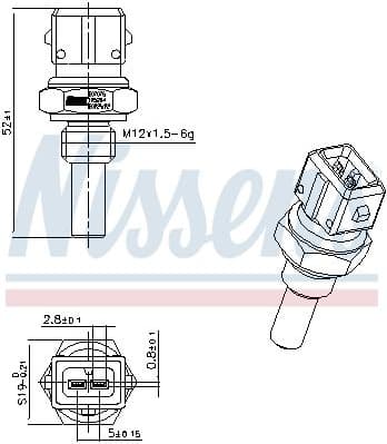 Sensor, coolant temperature ** FIRST FIT ** 207076