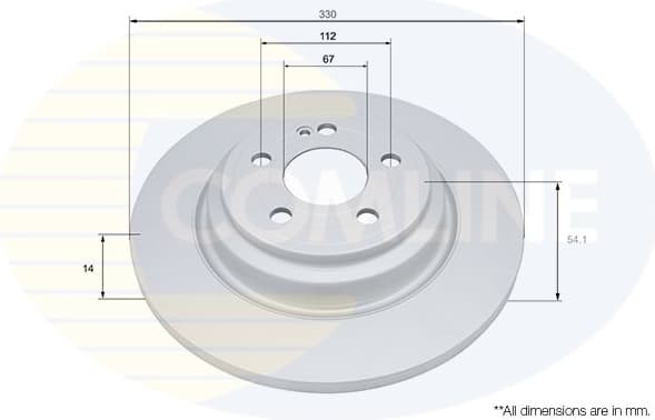 Brake Disc COATED ADC5111V