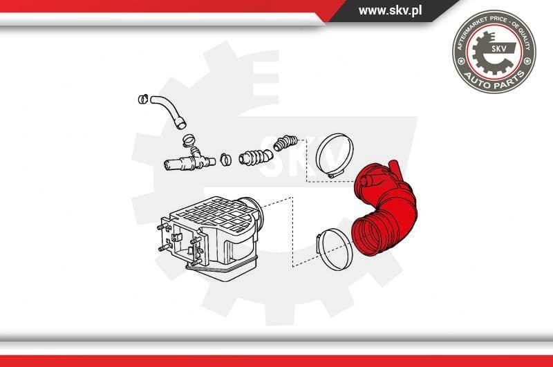 Intake Hose, air filter 24SKV494 - image 4