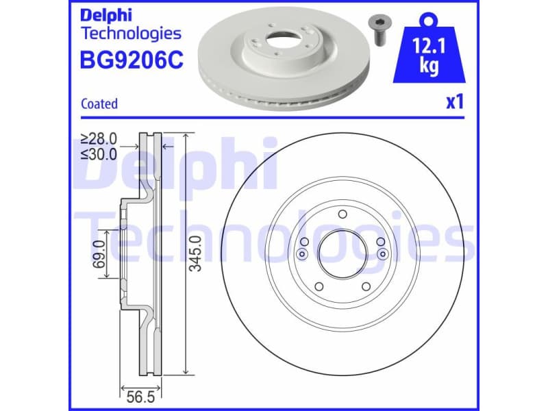 Brake Disc BG9206C