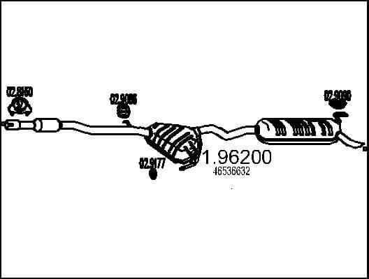 Rear Muffler 01.96200