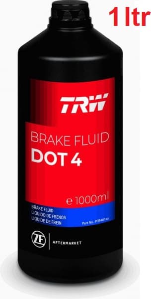 Stabdžių skystis TRW DOT4 1 L - PFB401SE (TRW) - Autoera