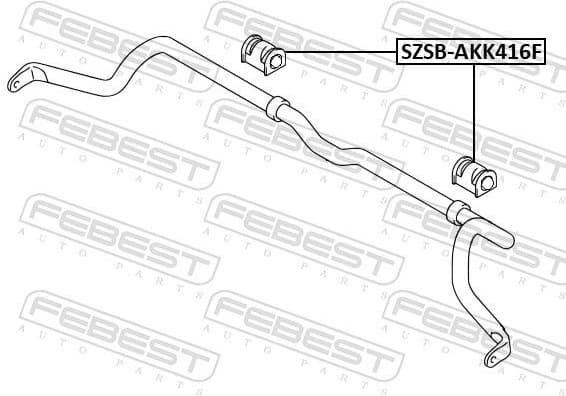 Mounting, stabiliser bar SZSB-AKK416F - image 2