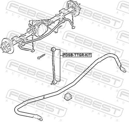 Repair Kit, control arm FDSB-TTGR-KIT