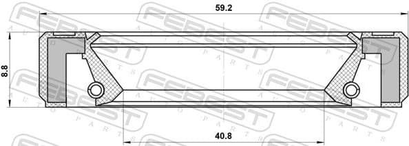 Shaft Seal, differential 95GBY-42590909L - image 2