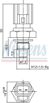 Sensor, coolant temperature 207043