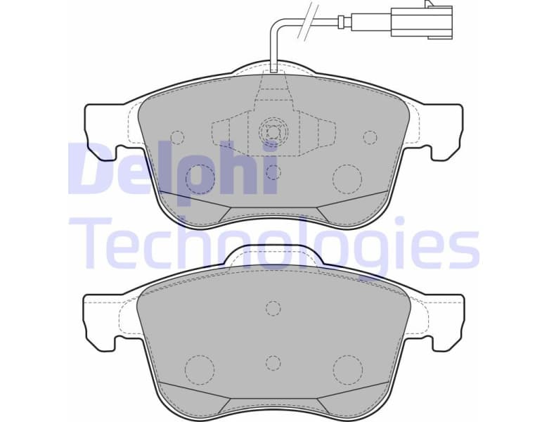 Brake Pad Set, disc brake LP2241