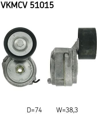 Belt Tensioner, V-ribbed belt VKMCV51015