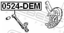 Control/Trailing Arm, wheel suspension 0524-DEM - image 2
