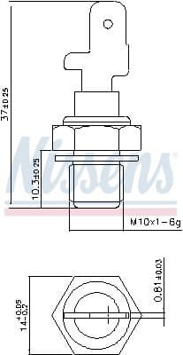 Sensor, coolant temperature 207058