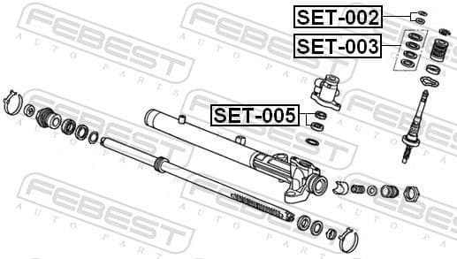 Repair Kit, steering gear SET-005 - image 2