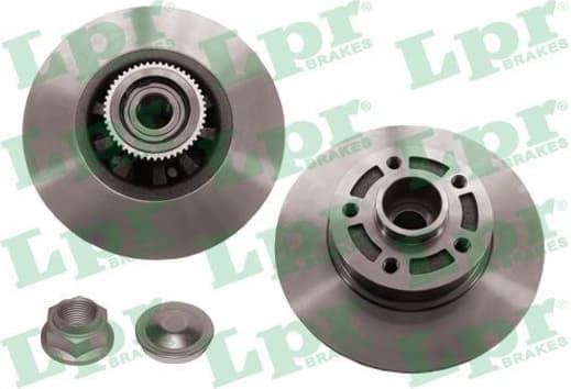 Brake Disc LPR HUB BRAKE DISC LINE - FULL COATED R1072PRCA