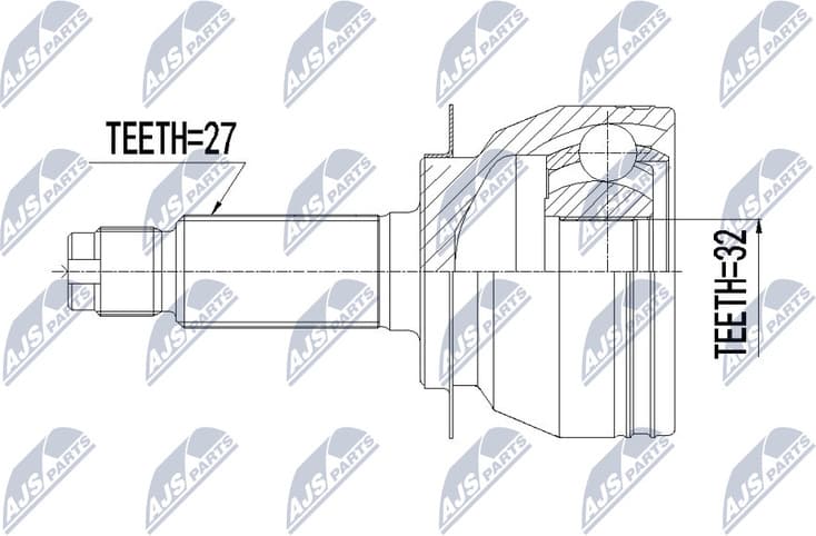 CV joint outer NPZ-SB-027 - image 2