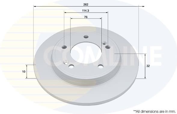 Brake Disc COATED ADC4038