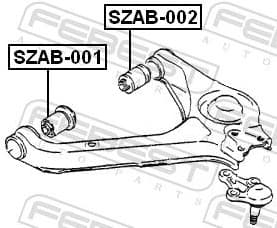 Mounting, control/trailing arm SZAB-002 - image 2