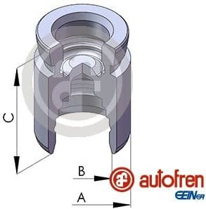 Piston, brake caliper D02568