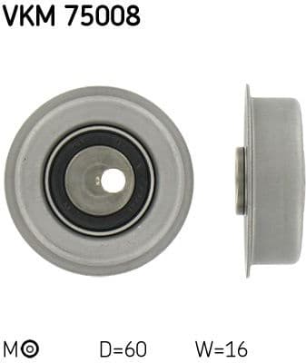 Tensioner Pulley, timing belt VKM 75008 - image 2