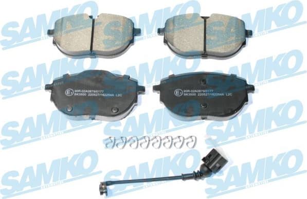 Brake Pad Set, disc brake 5SP2254A