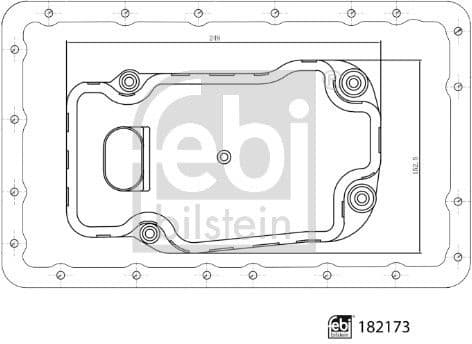 Hydraulic Filter Kit, automatic transmission 182173