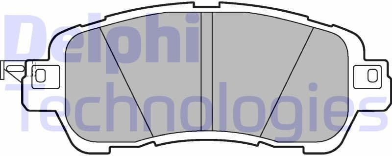 Brake Pad Set, disc brake LP3189