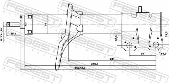 Shock Absorber 04665579F - image 2