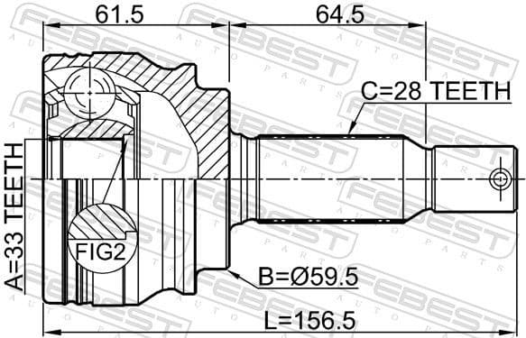 Joint Kit, drive shaft 0410-GA - image 2